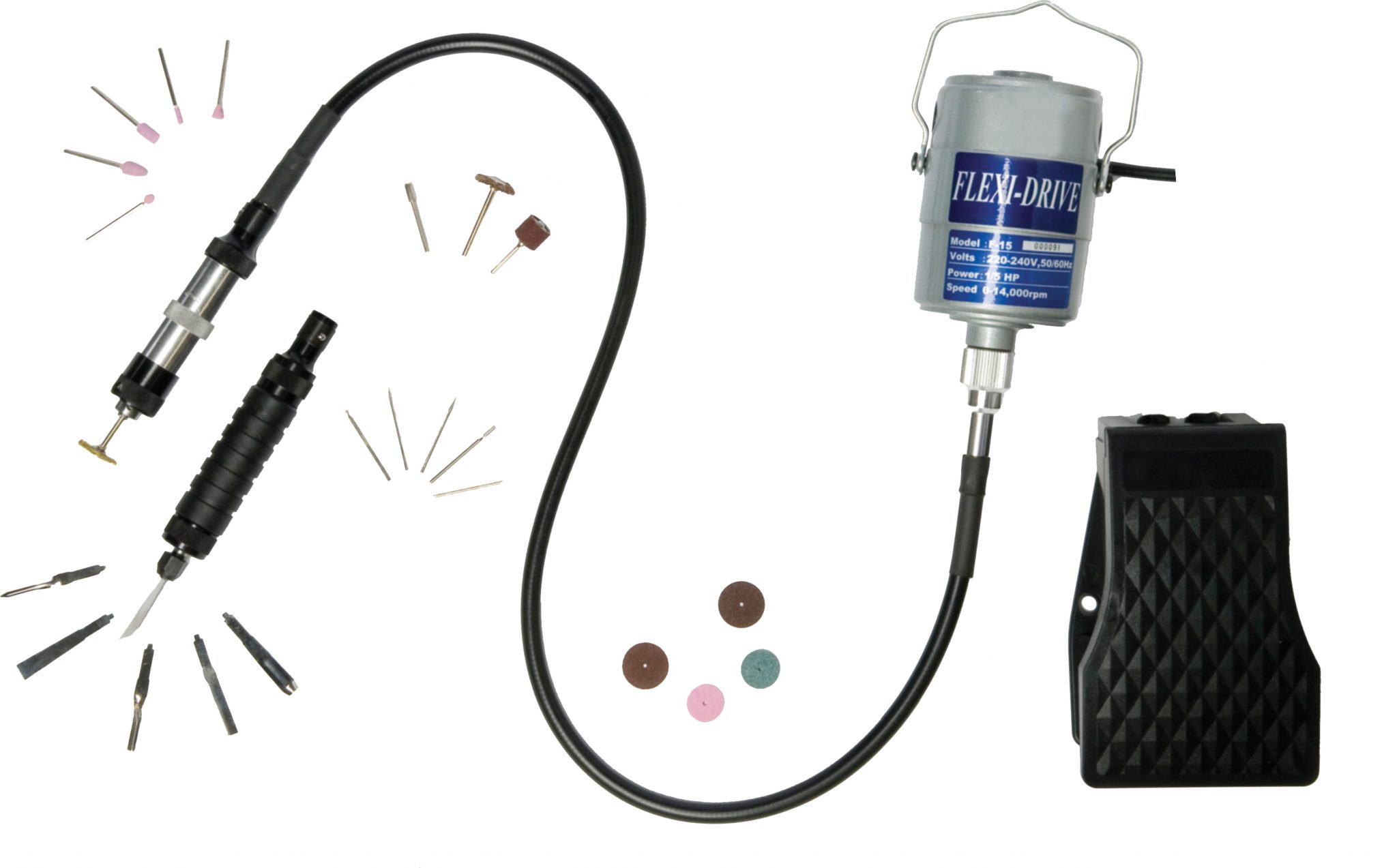 Flexible Drive Shaft Grinder Heavy Duty Bench Grinding Machine